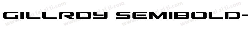 gillroy semibold字体转换